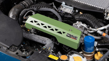 TRAILS by GrimmSpeed Pulley Cover GREEN - Subaru 20+ Outback N/A | TBG114020.3 - JDMuscleEngine CoversgrmTGSTBG114020.3