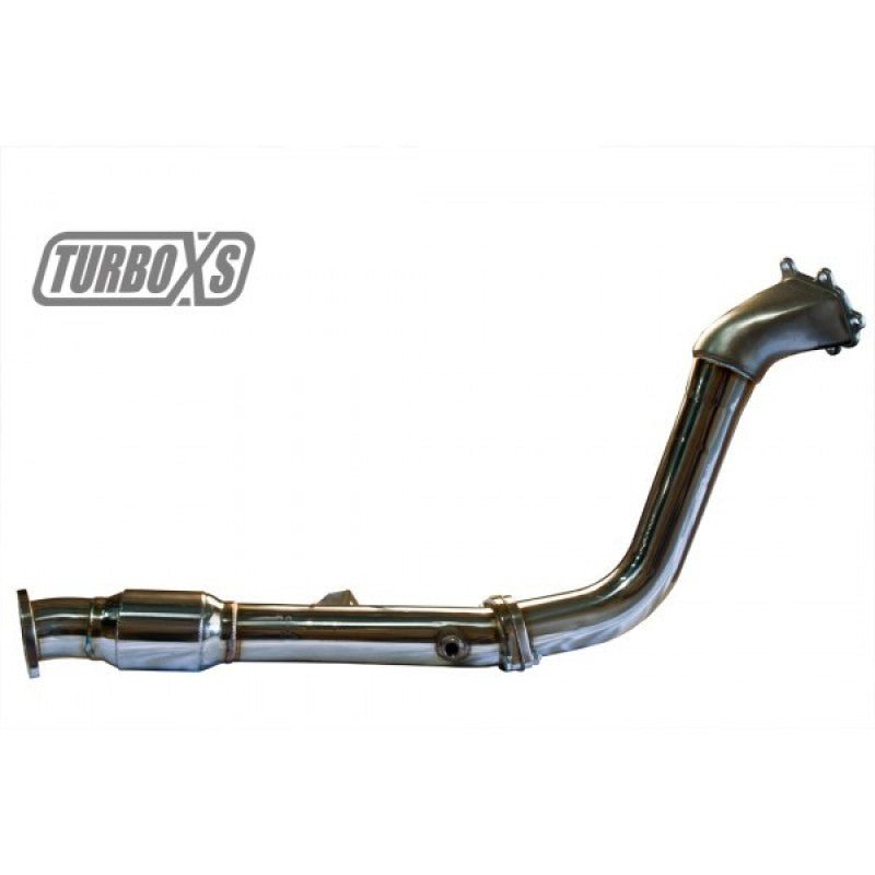 Turbo XS 02-07 Impreza WRX / 02-07 Impreza WRX STI / 04-08 FXT High Flow Catted Downpipe | WS02-DPC - JDMuscleFront Pipes and Downpipes / J-Pipes053176486918