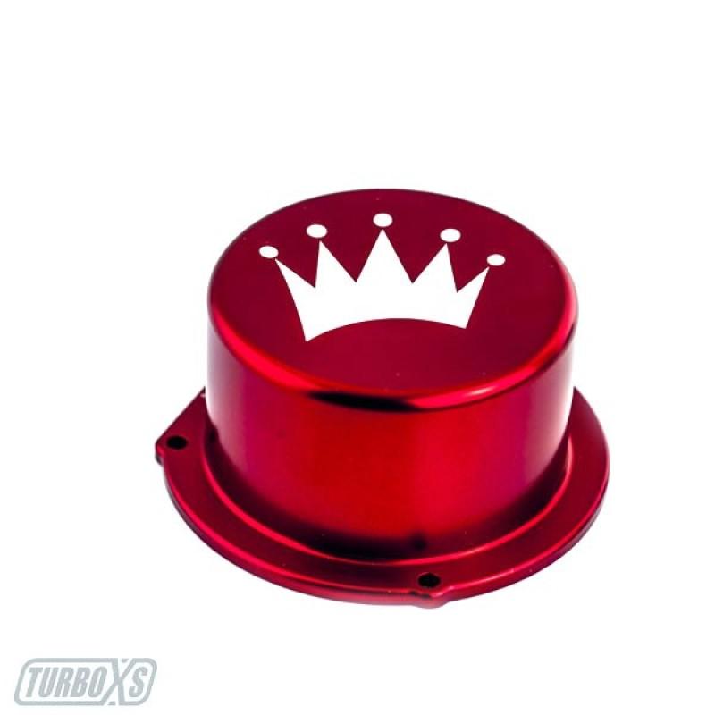 Turbo XS [15-21 WRX] Billet Aluminum Vacuum Pump Cover - Red - JDMuscleVacuum Pump CoverstxsW15-VPC-RED