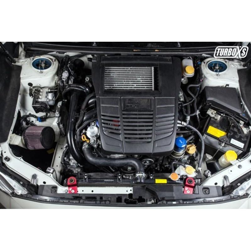 Turbo XS [15-21 WRX/STI] Billet Aluminum Radiator Stay - Red - JDMuscleRadiator AccessoriestxsW15-RADSTAY-RED
