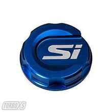 Turbo XS Blue Oil Cap 2016+ Honda Civic | HC-OC-BLU-SI
