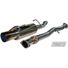 Turbo XS Cat Back Exhaust Blued Tips WRX/STI 2002-2007 | WS02-CBE-TI