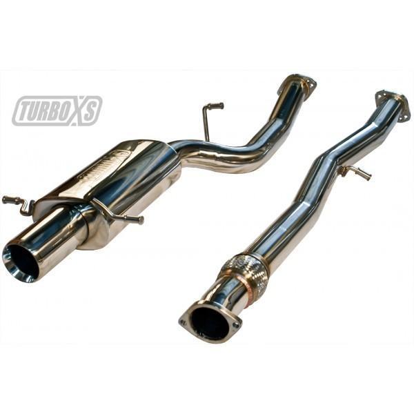 Turbo XS Cat Back Exhaust Polished Tips Subaru WRX / STI 2002-2007 (WS02-CBE)-txsWS02-CBE-WS02-CBE-Cat Back Exhaust System-Turbo XS-JDMuscle