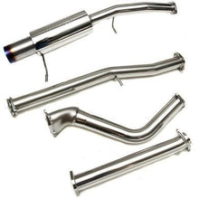 Turbo XS Catted Titanium Muffler Turboback Exhaust WRX/STI 2002-2007 | WS02-TBE-TI