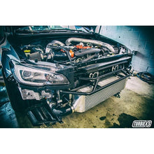 Turbo XS FMIC 15-21 Subaru STi - Wrinkle Black Pipes | STI15-FMIC-BLK