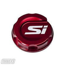 Turbo XS Red Oil Cap 2016+ Honda Civic | HC-OC-RED-SI