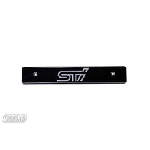 Turbo XS "STI" License Plate Delete WRX/STI 2008-2014 | WS08-LPD-BLK-STI