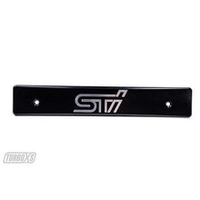 Turbo XS "STI" License Plate Delete WRX/STI 15-2019 | WS15-LPD-BLK-STI