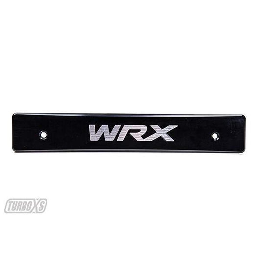 Turbo XS "WRX" License Plate Delete Subaru WRX / STI 2015-2019 (WS15-LPD-BLK-WRX)-txsWS15-LPD-BLK-WRX-WS15-LPD-BLK-WRX-License Plate Holders and Deletes-Turbo XS-JDMuscle