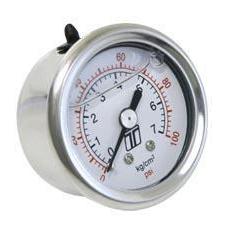 Turbosmart Fuel Pressure Regulator Gauge 0-100psi Liquid Fill - Universal-0402-2023-0402-2023-Fuel Pressure Regulator Gauges-Turbosmart-JDMuscle