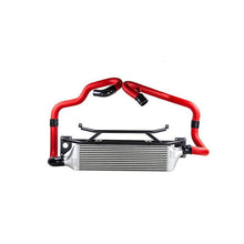 TurboXS Front Mount Intercooler Wrinkle Red Subaru STI 15-2019 | STI15-FMIC-RED