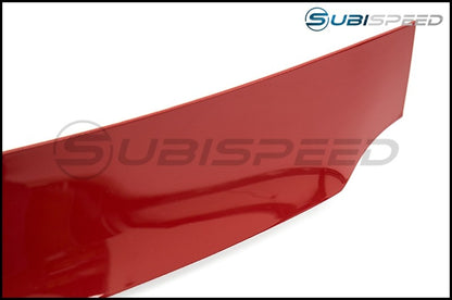 OLM LIGHTNING RED PAINT MATCHED REAR WINDOW ROOF VISOR / SPOILER 15-2021 Subaru WRX & STI | 15WRXRV-C7P