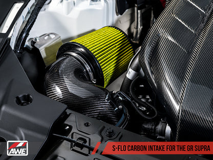 AWE TUNING S-FLO CARBON INTAKE FOR GR SUPRA 2020 Toyota A90 Supra | 2660-15021