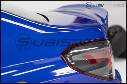 OLM HIGH POINT DUCKBILL TRUNK SPOILER WORLD RALLY BLUE 15-21 Subaru WRX & STI | A.70026.1-K7X