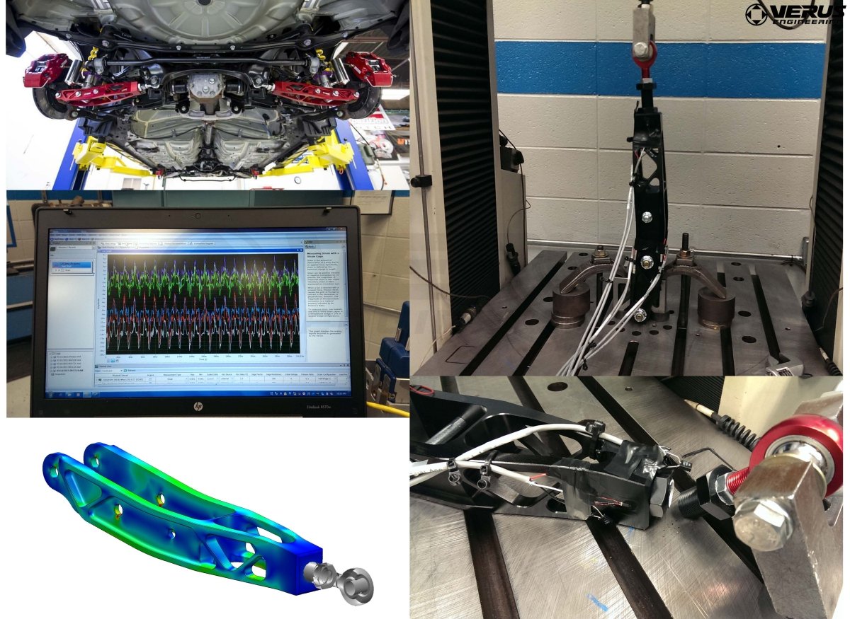 Verus Engineering 08 - 21 WRX/STI/ 13 - 21 BRZ/FRS/GT86 Lightweight 7000 Series Billet Aluminum Rear LCA Without Inboard Mount Anodized Blue | A0005A - BLU - JDMuscleControl ArmsVERA0005A-BLU