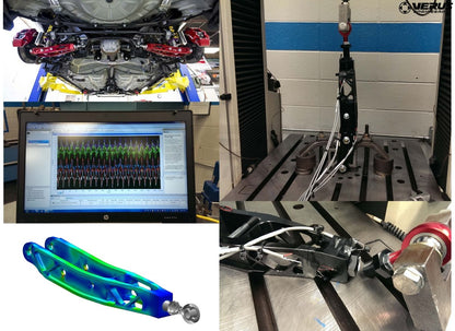 Verus Engineering 08 - 21 WRX/STI/ 13 - 21 BRZ/FRS/GT86 Lightweight 7000 Series Billet Aluminum Rear LCA Without Inboard Mount Anodized Blue | A0005A - BLU - JDMuscleControl ArmsVERA0005A-BLU