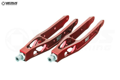 Verus Engineering [08 - 21 WRX/STI, 13 - 21 BRZ/FRS/GT86] Lightweight 7000 Series Billet Aluminum Rear LCA Without Inboard Mount Anodized Red | A0005A - RED - JDMuscleControl ArmsVERA0005A-RED
