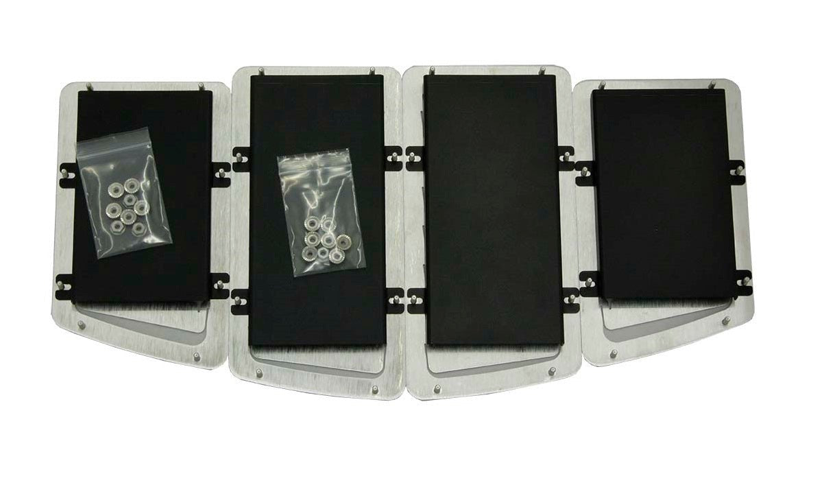 Verus Engineering 13 - 21 BRZ/FRS/86 Hood Louver Rain Guard Kit Powder coated Black Large Only | A0051A - LRG - JDMuscleHood Scoops / VentsVERA0051A-LRG