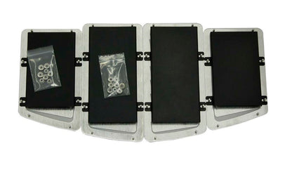 Verus Engineering 13 - 21 BRZ/FRS/86 Hood Louver Rain Guard Kit Powder coated Black Large Only | A0051A - LRG - JDMuscleHood Scoops / VentsVERA0051A-LRG