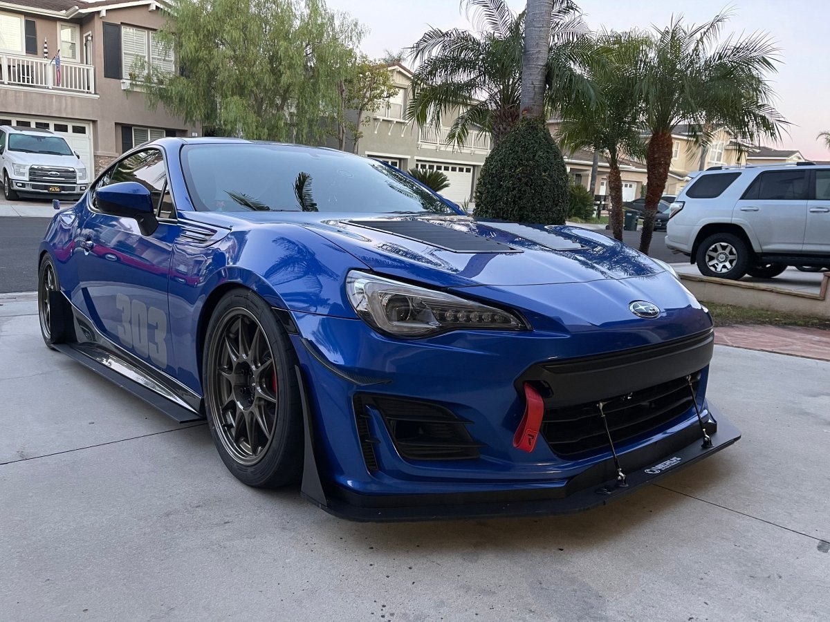 Verus Engineering 17 - 21 BRZ Splitter Air Dam | A0261A - JDMuscleFront Wind SplitterVERA0261A