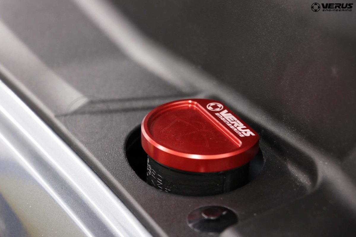 Verus Engineering 20-22 Supra Mk5 Windshield Washer Fluid Reservoir Cap Red | A0260A-RED - JDMuscleDress Up CapsVERA0260A-RED