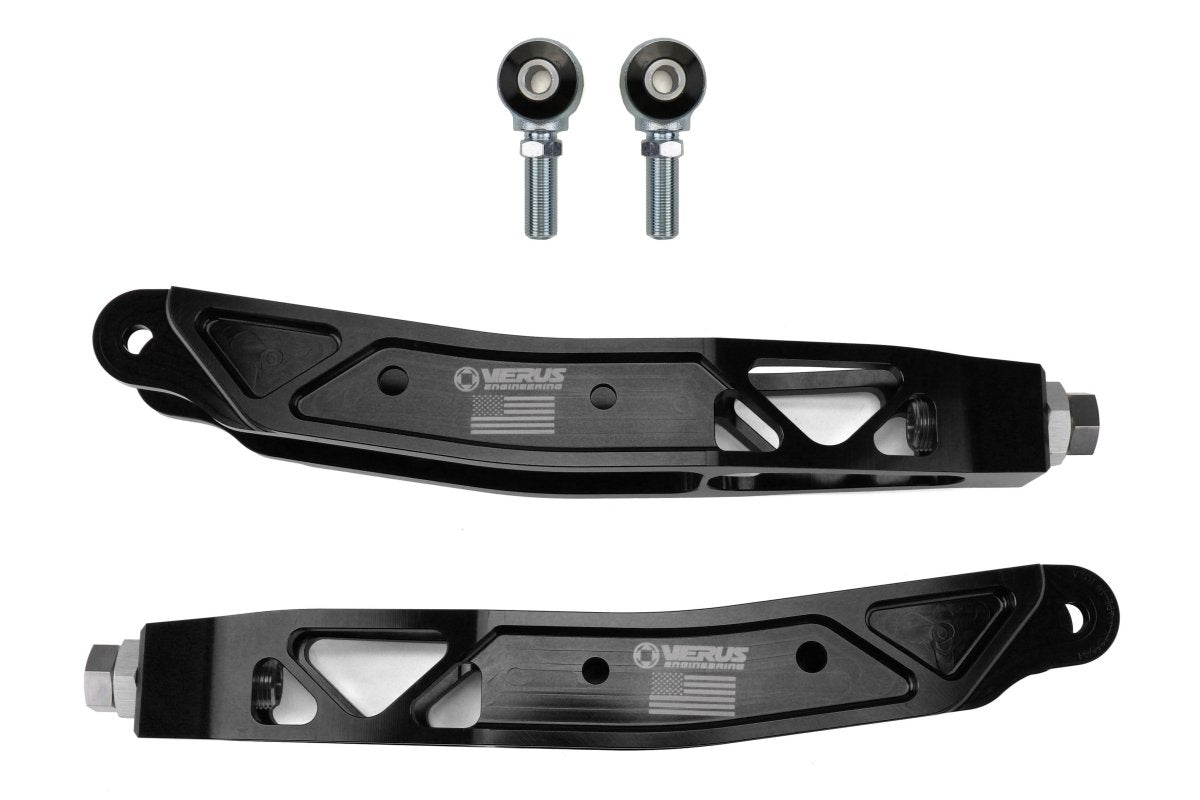 Verus Engineering [22 - 26 WRX] Lightweight 7000 Series Billet Aluminum Rear Lower Control Arms - JDMuscleControl ArmsA0005A-BLK-POLYPolyurethane Bushings