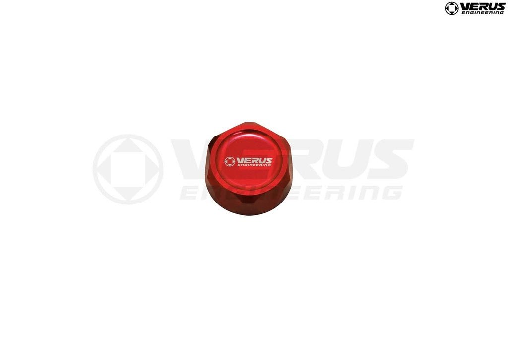 Verus FHS Oil Cap Anodized Finish WRX 2002+ / WRX STI 2008 - 2014 / FRS 2013+/ BRZ 2013+ / Toyoto GR86 2013+ / Subaru Impreza 2007 - 2014 | A0310A - PARENT - JDMuscleOil CapsRed