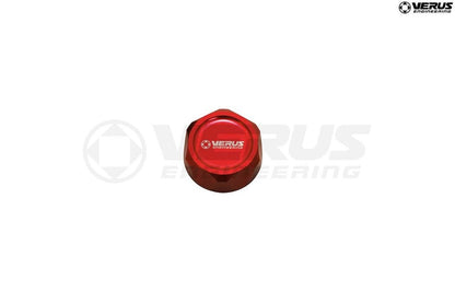 Verus FHS Oil Cap Anodized Finish WRX 2002+ / WRX STI 2008 - 2014 / FRS 2013+/ BRZ 2013+ / Toyoto GR86 2013+ / Subaru Impreza 2007 - 2014 | A0310A - PARENT - JDMuscleOil CapsRed