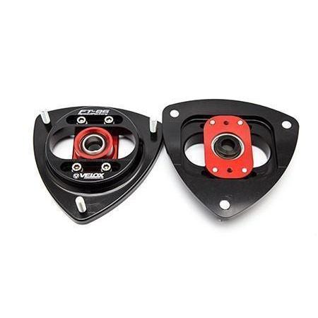 Verus Front Camber Plate Kit Anodized Red Subaru BRZ / Scion FR-S / Toyota FT-86 2013-2018-A0019A-RED-A0019A-RED-Top Hats-Verus Engineering-JDMuscle