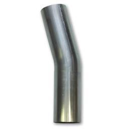 Vibrant 15 deg Mandrel Bend Tube T304 Stainless Steel - Universal-vib13122-13122-Flanges / Fabrication Components-Vibrant-Tube Diameter - 1.50" O.D. Centerline Radius - 1.50" Leg Length A - 4" Leg Length B - 4"-JDMuscle
