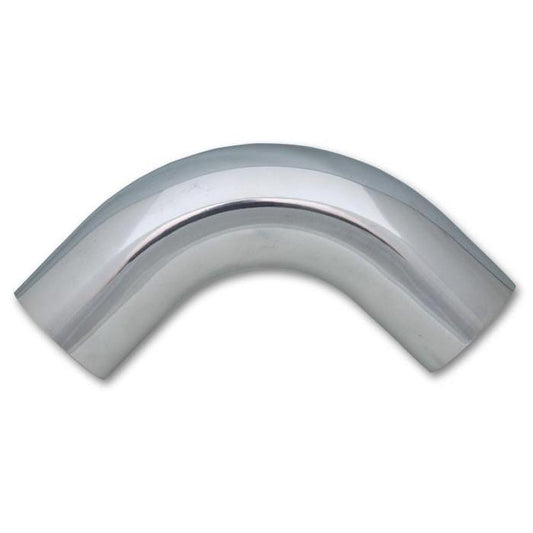 Vibrant 90 Degree Bend Aluminum Elbow Tube Polished - Universal-vib2158-2158-Flanges / Fabrication Components-Vibrant-Tube OD: 1.5" CLR: 2.25" Leg Length: 4"-JDMuscle