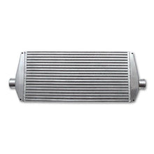 Vibrant Air to Air Intercooler with End Tanks 18in Wx6.5in Hx3.25in thick 2.5in in/out - Universal