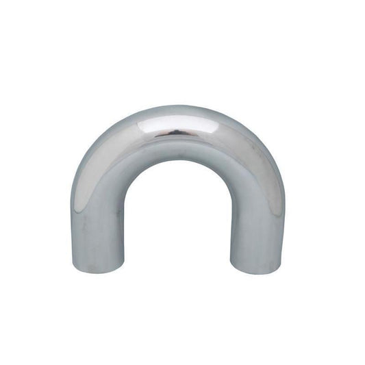 Vibrant Aluminum Tubing 180 Degree Bend Polished - Universal-vib2863-2863-Flanges / Fabrication Components-Vibrant-1.5" O.D. Aluminum U-Bend - Polished-JDMuscle