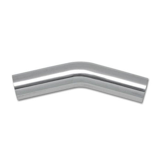 Vibrant Aluminum Tubing 30 Degree Bend Polished - Universal-vib2150-2150-Flanges / Fabrication Components-Vibrant-1.5" O.D. Aluminum 30 Degree Bend - Polished-JDMuscle
