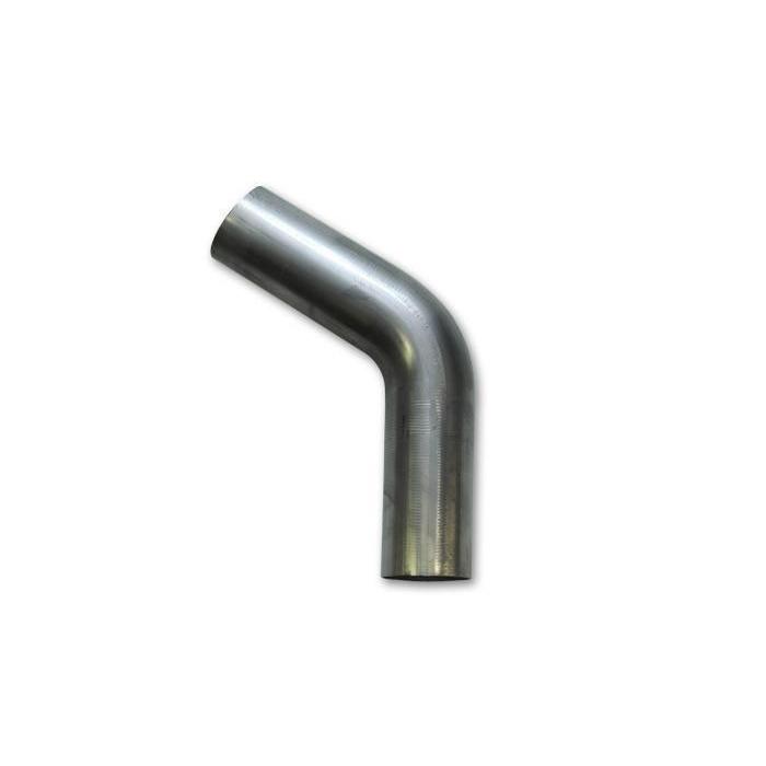 Vibrant T304 SS 60 deg Mandrel Bend Tube - Universal-vib13062-13062-Flanges / Fabrication Components-Vibrant-Tube Diameter - 1.5" O.D. Centerline Radius - 1.5" Leg Length A - 6" Leg Length B - 6"-JDMuscle