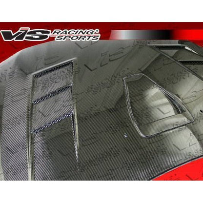 VIS Racing Carbon Fiber Hood Terminator GT Style for Mitsubishi EVO 10 4DR 2008-2015 | 08MTEV104DTMGT-010C - JDMuscleHoodsvis08MTEV104DTMGT-010C
