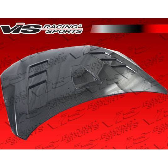 VIS Racing Carbon Fiber Hood Terminator GT Style for Mitsubishi EVO 10 4DR 2008-2015 (08MTEV104DTMGT-010C)-vis08MTEV104DTMGT-010C-08MTEV104DTMGT-010C-Hoods-VIS Racing-JDMuscle