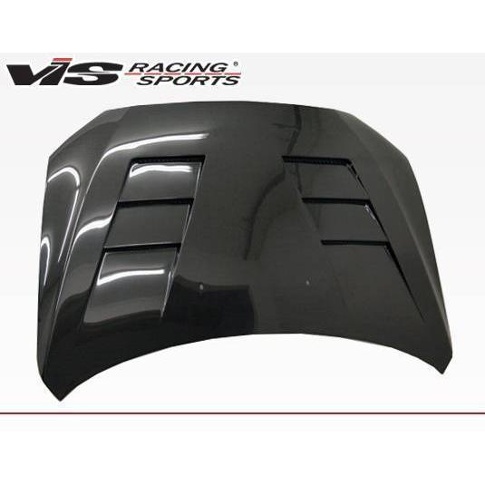 VIS Racing Carbon Fiber Hood Terminator Style for Mitsubishi EVO 10 4DR 2008-2015 | 08MTEV104DTM-010C - JDMuscleHoodsvis08MTEV104DTM-010C