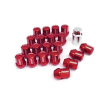 Volk Racing Dura-Nut L32 Straight Type M12X1.25 Lock and Nut Set Red - Universal