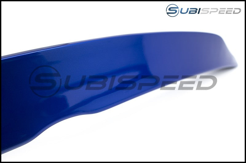 OLM HIGH POINT DUCKBILL TRUNK SPOILER WORLD RALLY BLUE 15-21 Subaru WRX & STI | A.70026.1-K7X