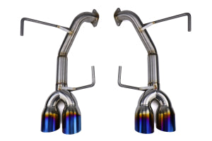 Nameless Performance Muffler Delete Single Wall Neochrome Tips Subaru WRX/STI Sedan 2011-2014 | RSPD067