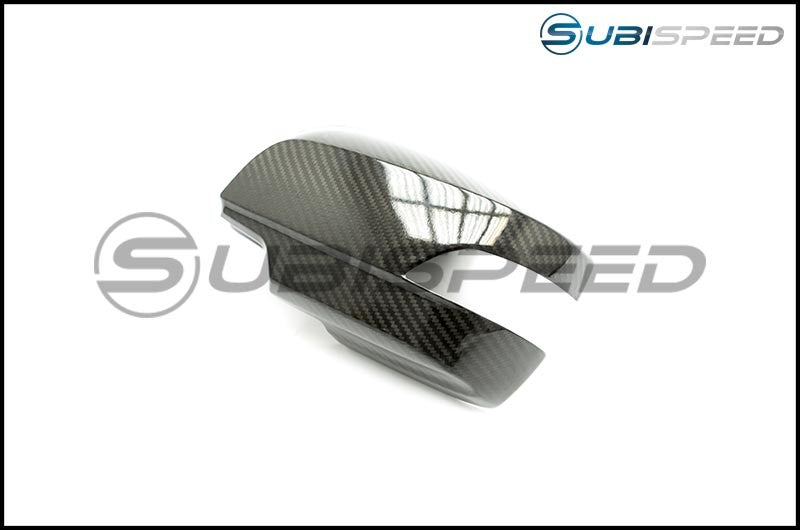 OLM LE Dry Carbon Fiber Full Mirror Covers w/ Turn Signal Hole - Subaru WRX / STI 2015-2021 | LL-MIRROR-COVER