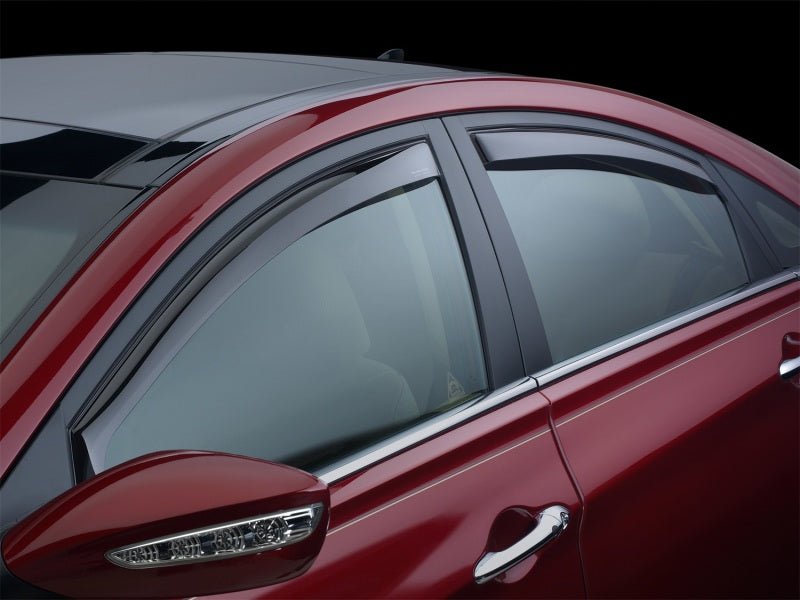 WeatherTech 14+ Mazda6 Front and Rear Side Window Deflectors - Dark Smoke | 82738 - JDMuscleRain Guardswet82738