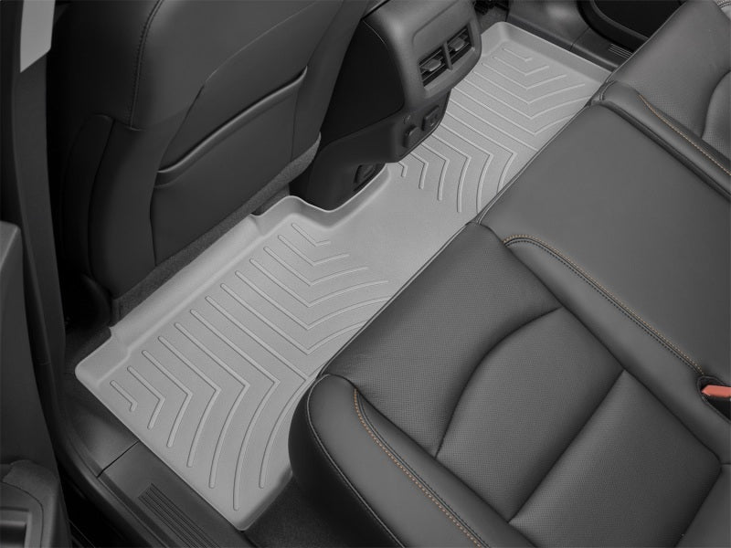 WeatherTech 2016+ Honda Pilot | Elite Trim Level ONLY Rear FloorLiner - Grey - JDMuscleNon - Categorizedwet468395