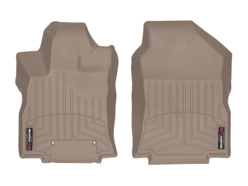 WeatherTech 2019+ Subaru Ascent Front FloorLiner - Tan - JDMuscleNon - Categorizedwet4514751