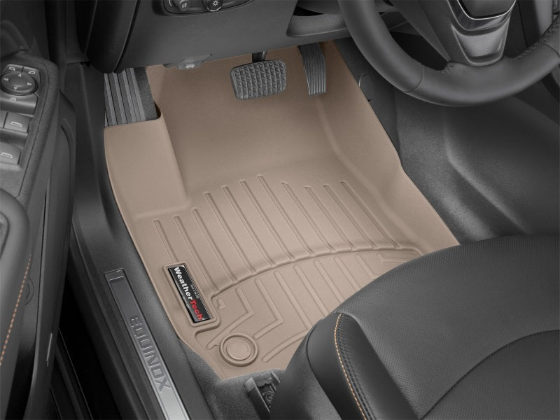 WeatherTech 2019+ Subaru Ascent Front FloorLiner - Tan - JDMuscleNon - Categorizedwet4514751