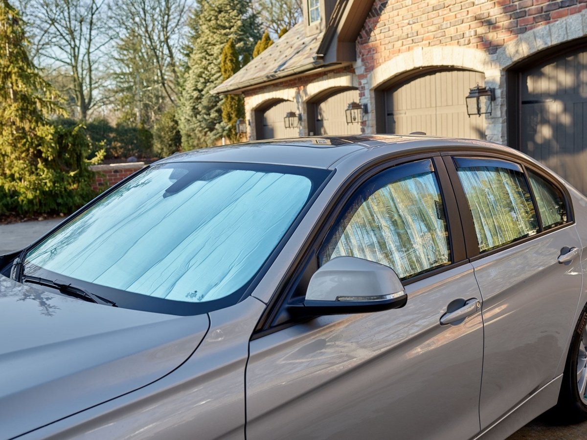 WeatherTech 2022+ BRZ SunShade - Silver/Black | TS1429 - JDMuscleWindshield ShadeswetTS1429