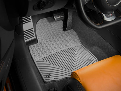 WeatherTech 22 - 23 Tundra CrewMax | Incl. 2022 Tundra Hybrid Front Rubber Mats - Grey | W611GR - JDMuscleFloor MatswetW611GR