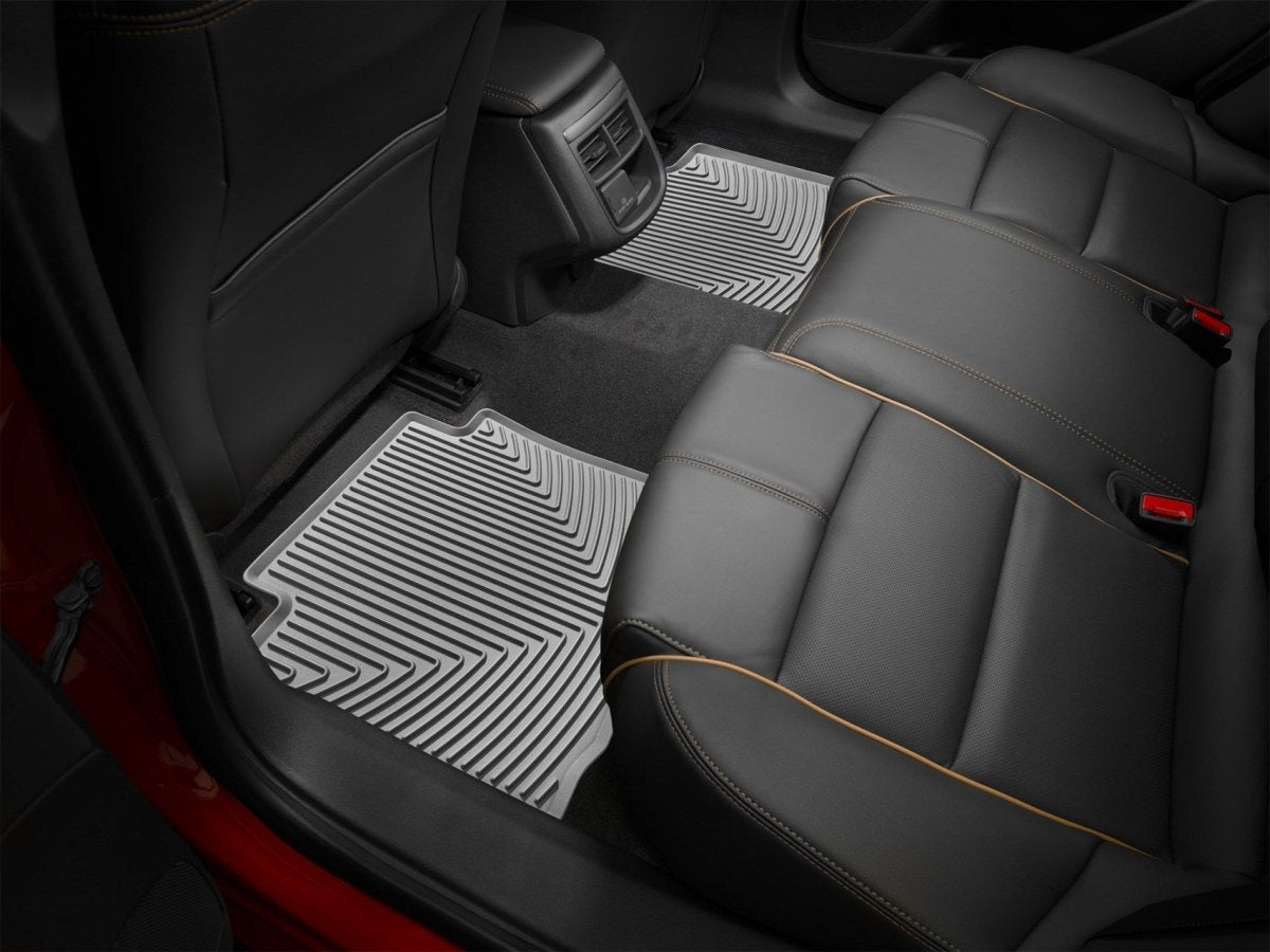 WeatherTech 22 - 23 Tundra CrewMax | Incl. 2022 Tundra Hybrid Front Rubber Mats - Grey | W611GR - JDMuscleFloor MatswetW611GR
