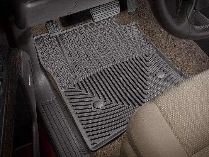 WeatherTech 22 - 23 Tundra Double Cab | Incl. 2022 Tundra Hybrid Front Rubber Mats - Cocoa | W611CO - JDMuscleFloor MatswetW611CO